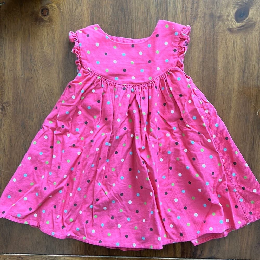 Carters 6 month pink polka dot dress